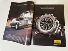 Original Breitling Watch Breitling For Bentley Motors Magazine Advert Man Cave