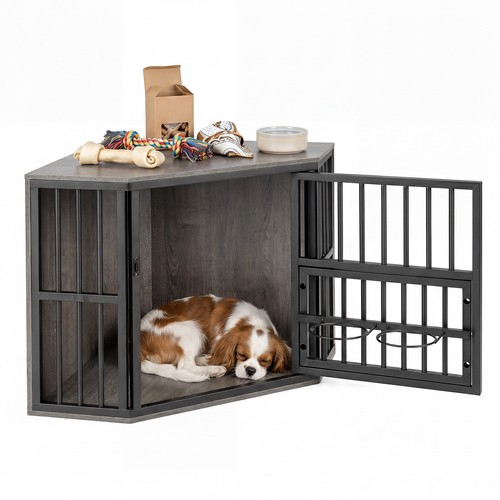 Corner dog crate - 2-in-1,