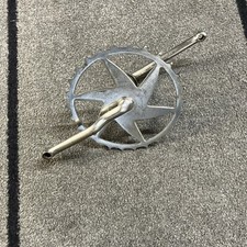 Vintage / Antique Dogleg Skip Tooth Crank With Hardware - 26 Teeth