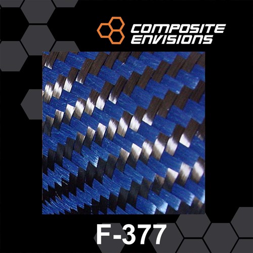 Carbon fiber blue aramid - carbon,