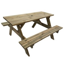 Tiptree wooden picnic - tiptree, bench