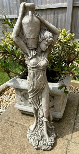 Lady with wine - wine, stone