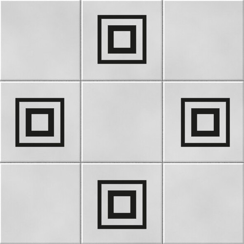 Squares vinyl wall tile - squares,