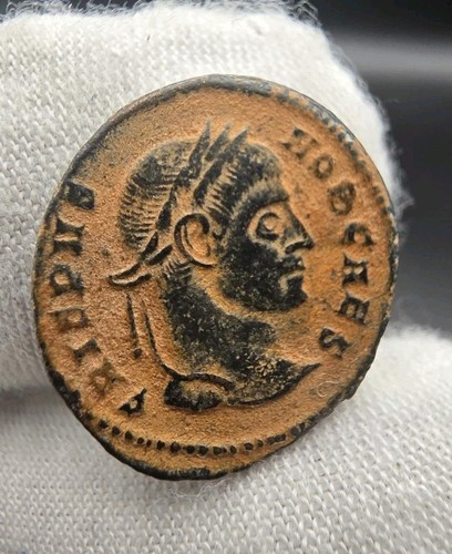 Ancient roman old coin - coin, crispus