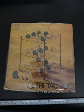 Vintage Tri Tac Toe Marble 3D