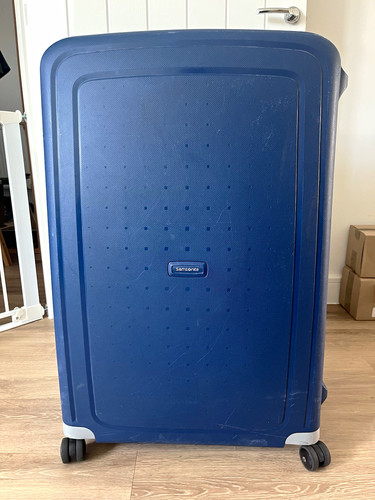 Samsonite blue hard - samsonite,