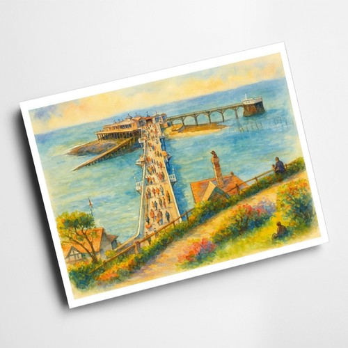 Print old pier - -,