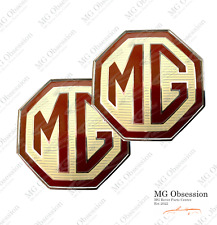 MG TF FRONT BUMPER AND BOOT LID BADGE SET. GENUINE MG PRODUCT DAB000160 