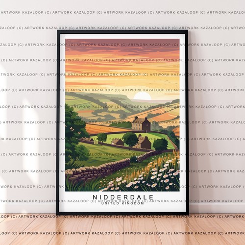 Nidderdale yorkshire landscape - nidderdale,