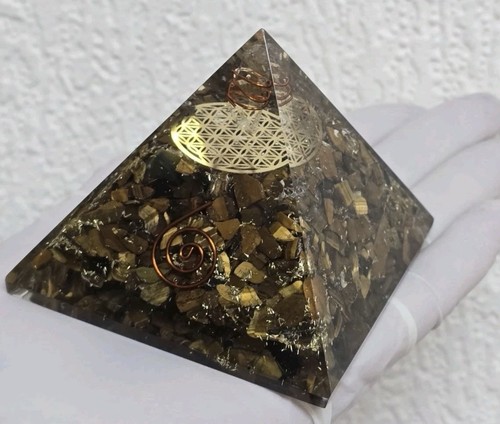 Tiger eye crystal orgonite - tiger,