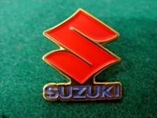 Suzuki Motorcycle pin badge