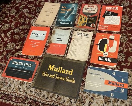 Job lot valve tube manuals - valve,