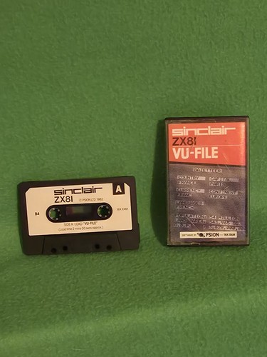 Sinclair zx81 file - sinclair, cassette