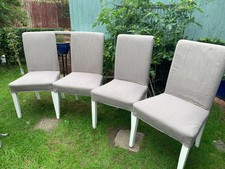 IKEA set of 4 Henriksdal dining chairs in excellent condition