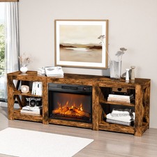 70" Fireplace TV Stand with