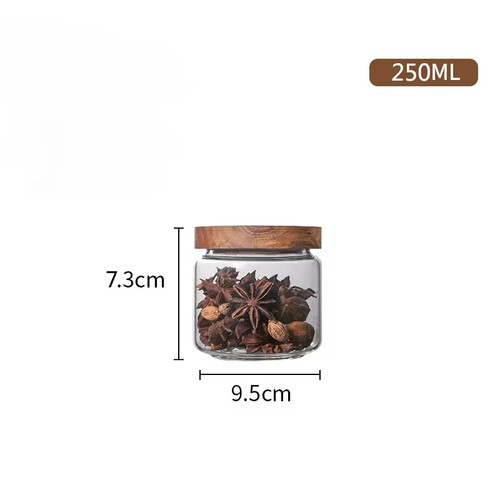 1pcs wood lid orgnizer - 1pcs, glass
