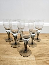 6 Gothic Vintage Crystal Wine