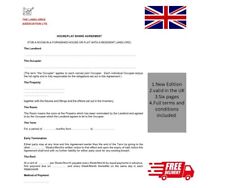 LODGER/RENT A ROOM TENANCY AGREEMENT (RESIDENT LANDLORD)  NEW EDITION 2025