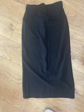 Ladies Black Maternity Skirt (Formes) Size 38 (Adjustable Waistband)