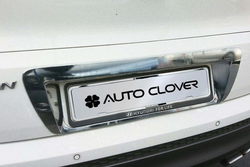 Auto clover chrome - rear, number