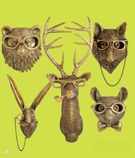 Bronze Resin Animal Head