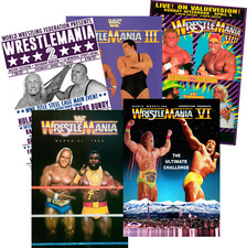 JOB LOT OF 5 VINTAGE WRESTLING