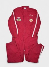 Vintage Racing Jumpsuit Mens XL Red Honda Indianapolis Speedway Coveralls