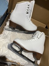 Jackson Artiste White Figure Skates Ice Skates Size 6 (EU 37)
