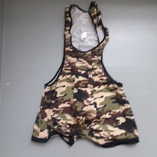 men's camouflage activewear bib shorts