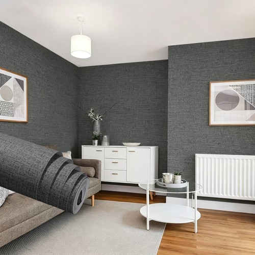 Dark grey textured wallpaper - dark,