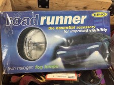 Ring Road Runner Vintage Retro Classic Round Halogen Fog Lamps Spot Lights