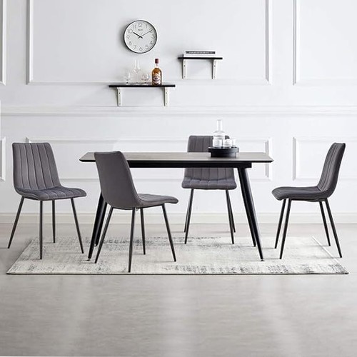 Set velvet grey blue - 2/4/6,