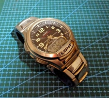 Casio AQ-180W mens analogue digital watch World Time Telememo Alarm