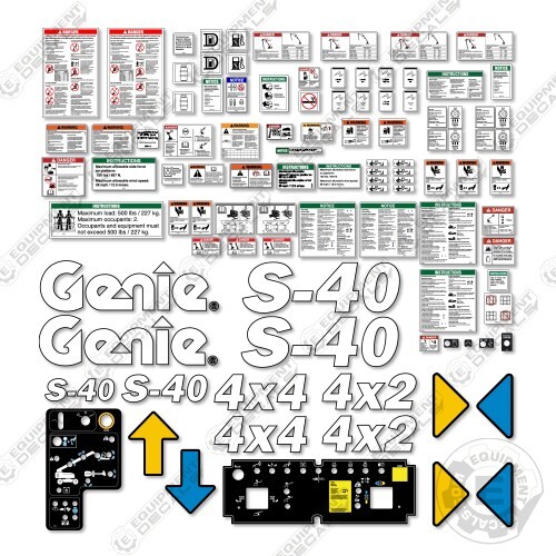 Fits genie s40 decal - fits,