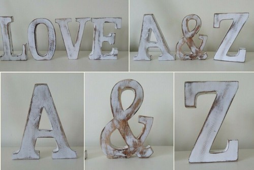 Mango wood letters - mango, large