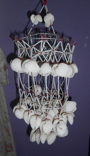 Seashells ceiling light - seashells,