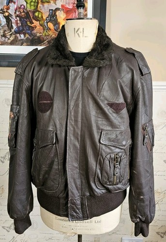 Diesel leather flying jacket - diesel,