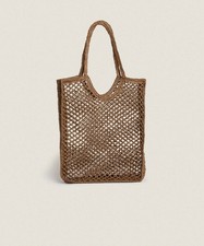 Zara Home Brown Tote Paper Bag