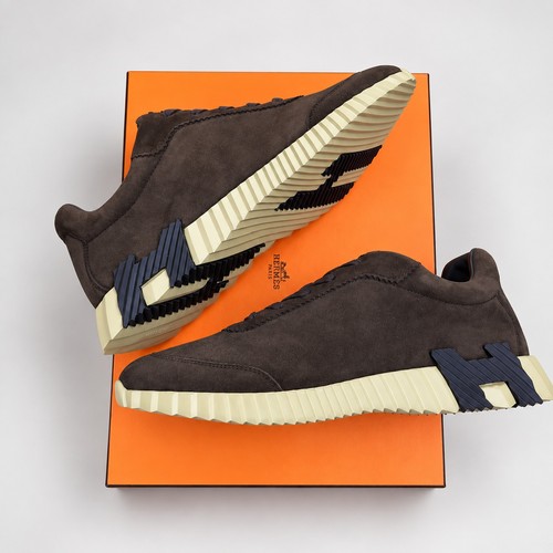 Hermes bouncing sneakers - bouncing, brown