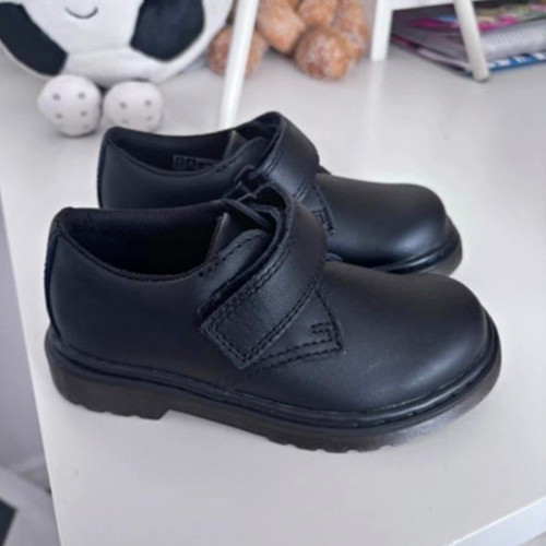 Martens kids black leather - dr.,