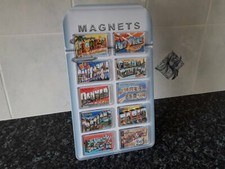 Greetings From America Fridge Magnet Choice. Retro Postcard Style. Florida, New 