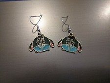 Disney's Eeyore From Winnie the Pooh Enamel Earrings