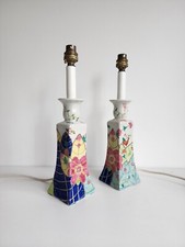2x Night Table Desk Console Lamps 