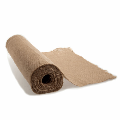 Rustic hessian fabric - fabric, 50cm