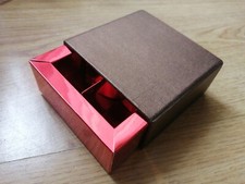 Gold Red Luxury Gift Box Small 4 cavity Surprise for Candy Ring Chocolate Figure