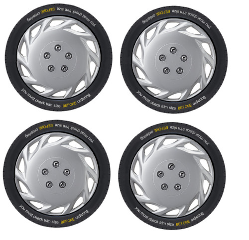 Inch silver universal car - 15",