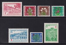 BELGIUM 1950 Anti-T.B. Fund set of 7 SG 1326-1332 MNH/** (CV £65)