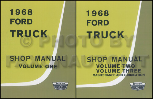 1968 ford truck - ford, manual