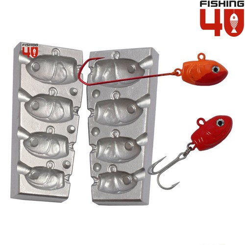 Fishhead jig fishing mould - fishing,
