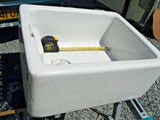 GOOD SMALL VINTAGE  BUTLER  HEAVY BELFAST SINK HAND WASH HOME BATHROOM GARDEN